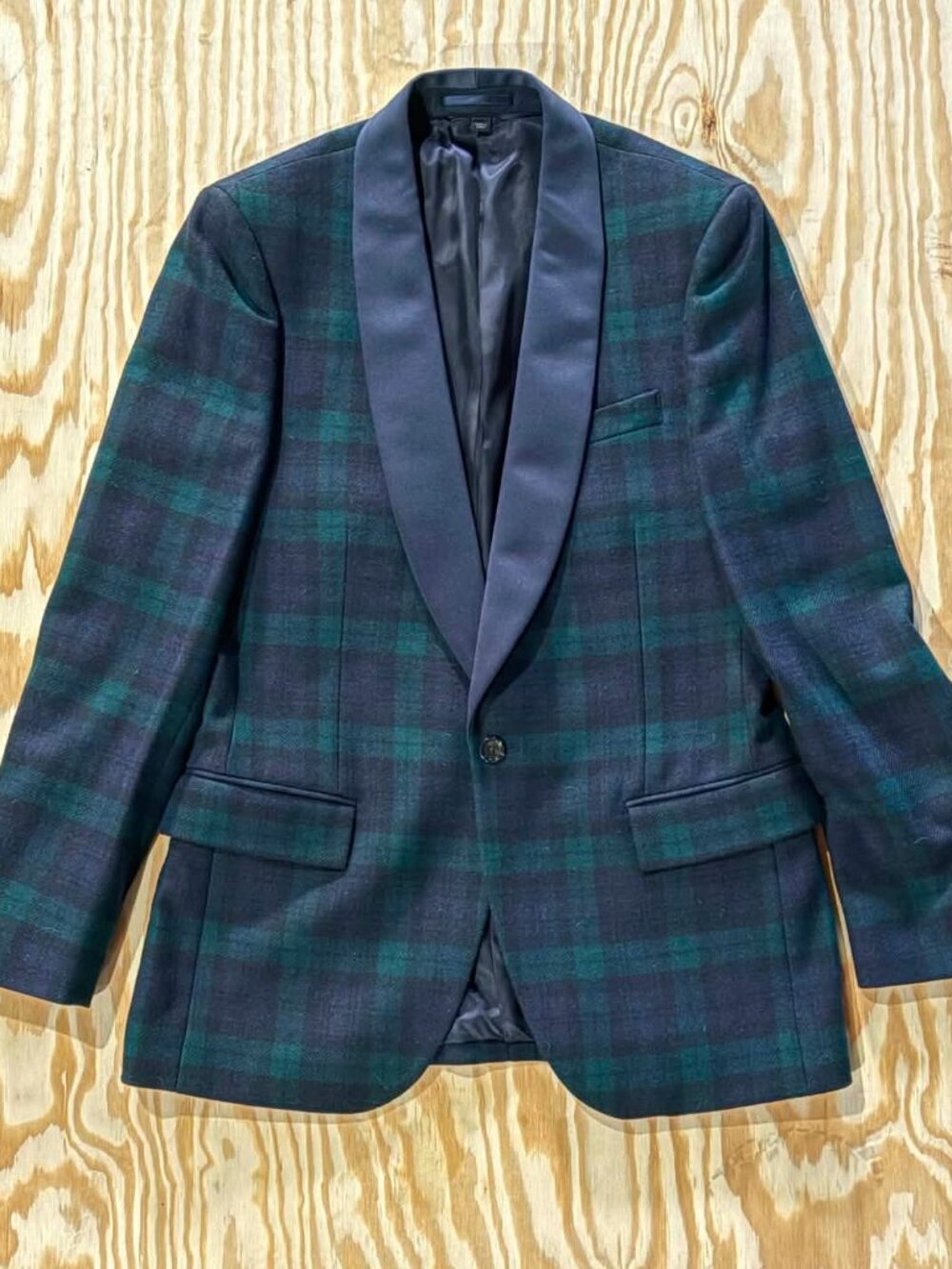 J.Crew Ludlow Dinner Jacket in Black Watch | Mens | 38R